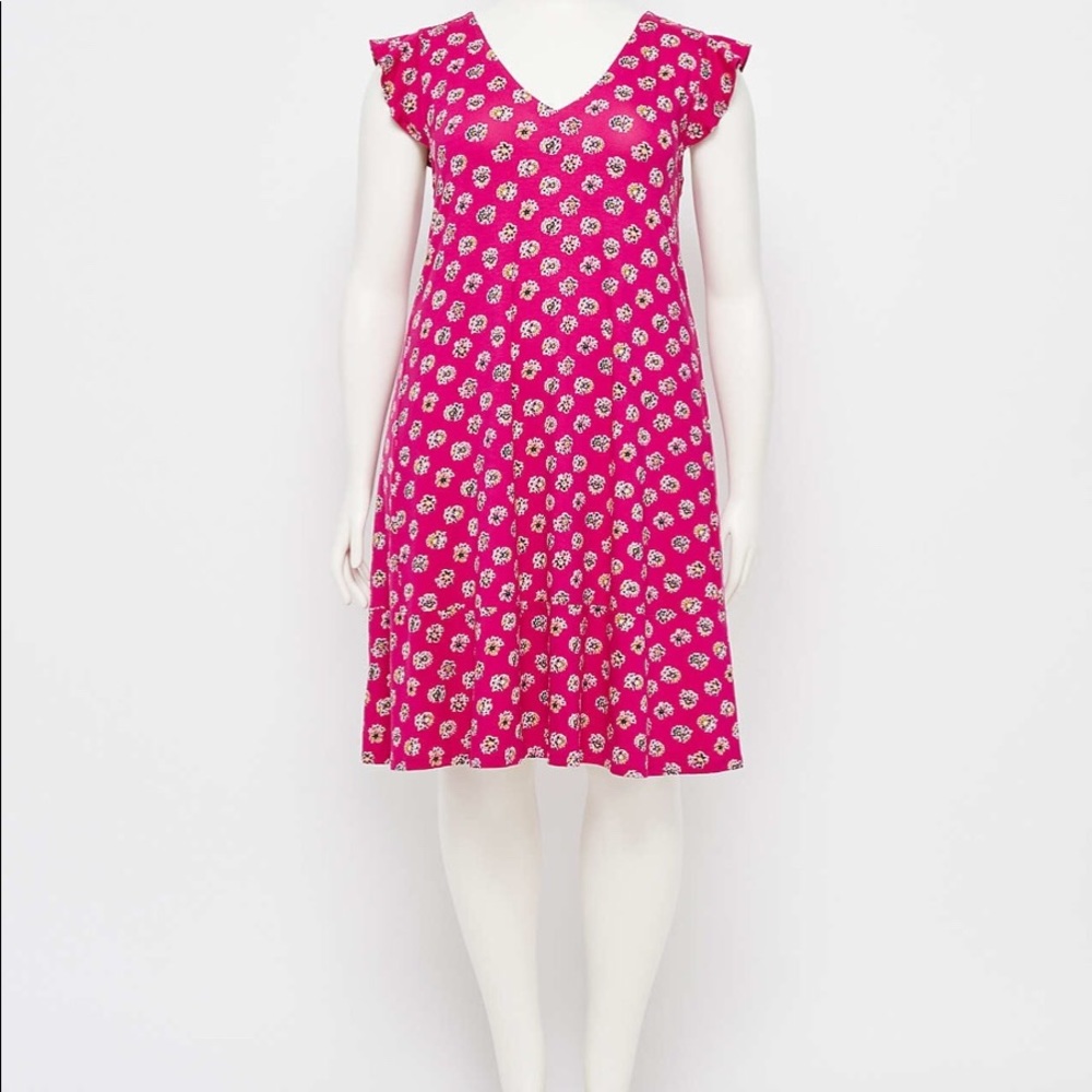 Loft Bloom Flutter Swing Dress size L